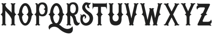 Wake Snake Regular otf (400) Font UPPERCASE