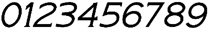 Wakorin Condensed Italic otf (400) Font OTHER CHARS