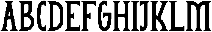 Wakorin Condensed otf (400) Font UPPERCASE