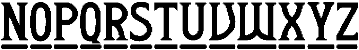 Wakorin Condensed otf (400) Font LOWERCASE