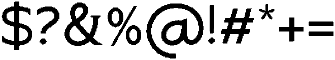 Wakorin Expanded otf (400) Font OTHER CHARS
