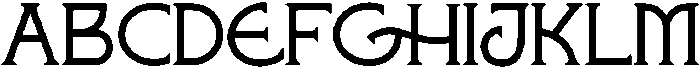 Wakorin Regular otf (400) Font UPPERCASE