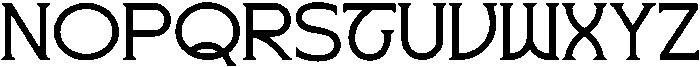 Wakorin Regular otf (400) Font UPPERCASE