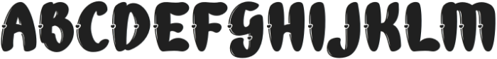 Waleyoi-Regular otf (400) Font UPPERCASE