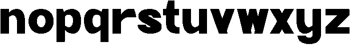Walkaway otf (400) Font LOWERCASE