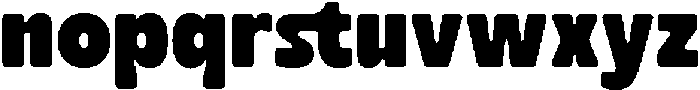 Walken otf (400) Font LOWERCASE