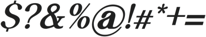 WalkieValkyrie Bold Italic otf (700) Font OTHER CHARS