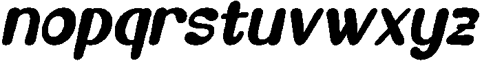Walkside Italic otf (400) Font LOWERCASE