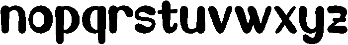 Walkside Regular otf (400) Font LOWERCASE