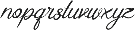 Walletsy Italic otf (400) Font LOWERCASE