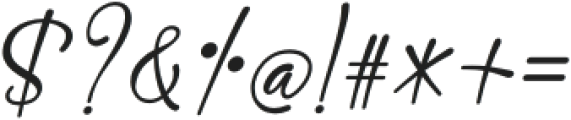 Wallner Italic Italic otf (400) Font OTHER CHARS