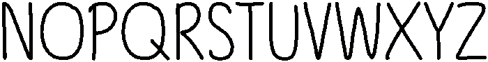 Walnut Regular otf (400) Font UPPERCASE