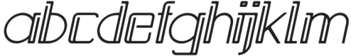 Walterson Italic otf (400) Font LOWERCASE