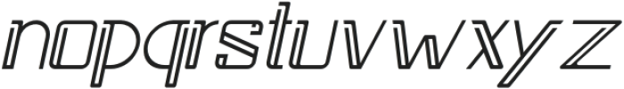 Walterson Italic otf (400) Font LOWERCASE