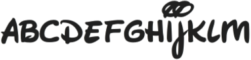 Waltograph Regular otf (400) Font LOWERCASE