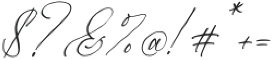 Waltson Beauty Italic otf (400) Font OTHER CHARS
