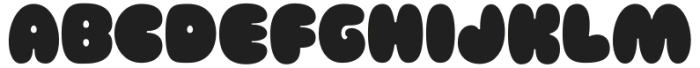 Wanbots Regular otf (400) Font UPPERCASE