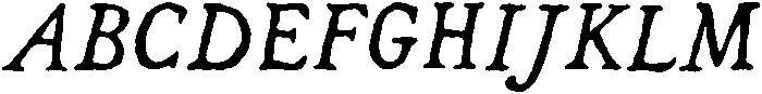 Wandering Letters Regular otf (400) Font UPPERCASE
