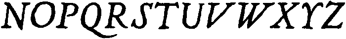 Wandering Letters Regular otf (400) Font UPPERCASE