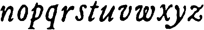 Wandering Letters Regular otf (400) Font LOWERCASE