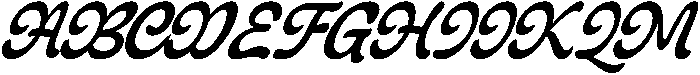 Wanderline Script otf (400) Font UPPERCASE