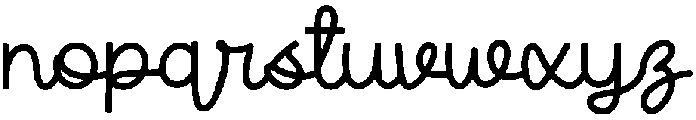 Wanderlust Regular otf (400) Font LOWERCASE