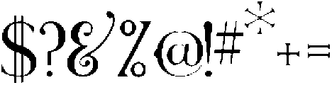 Wanderlust otf (400) Font OTHER CHARS