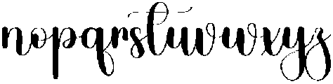 Wanted Sunday Regular otf (400) Font LOWERCASE