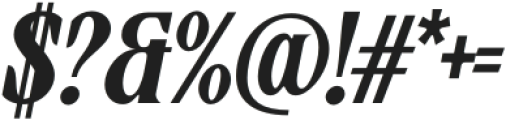 Waramugi Bold Italic otf (700) Font OTHER CHARS