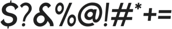 Wargo-Oblique otf (400) Font OTHER CHARS