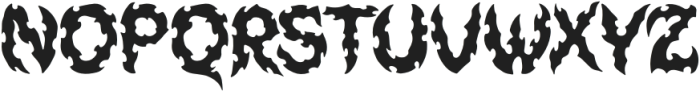 Warhound-Regular otf (400) Font UPPERCASE