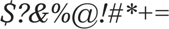 Warkat Italic otf (400) Font OTHER CHARS