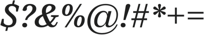 Warkat Semibold Italic otf (600) Font OTHER CHARS