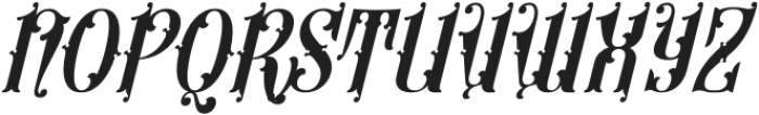 Warlock Italic otf (400) Font UPPERCASE