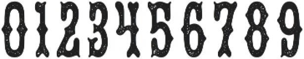Warsaw Distressed otf (400) Font OTHER CHARS