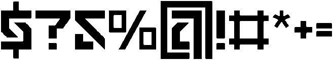 Warzone Regular otf (400) Font OTHER CHARS