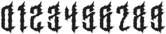 Wasted World Blackletter Metal otf (900) Font OTHER CHARS