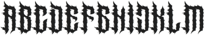 Wasted World Blackletter Metal otf (900) Font LOWERCASE