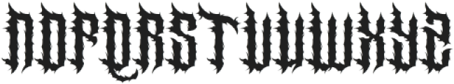 Wasted World Blackletter Metal otf (900) Font LOWERCASE