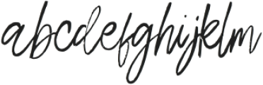 Wasteria Signature Brush Regular otf (400) Font LOWERCASE