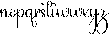 Water Regular otf (400) Font LOWERCASE