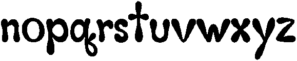 Water Splash Regular otf (400) Font LOWERCASE