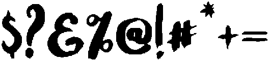 Water otf (400) Font OTHER CHARS