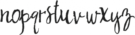 Waterbrush otf (400) Font LOWERCASE