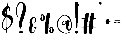 Watercolor Regular otf (400) Font OTHER CHARS