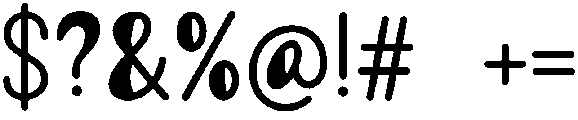 Watermelon Regular otf (400) Font OTHER CHARS