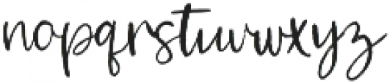 Waterssong Brush Script otf (400) Font LOWERCASE