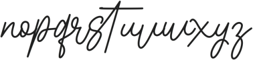 Wathenda Signature Line otf (400) Font LOWERCASE