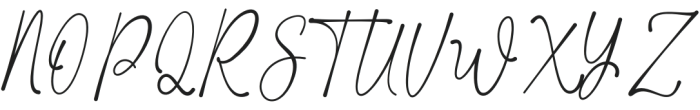 Wathenda Signature Regular otf (400) Font UPPERCASE