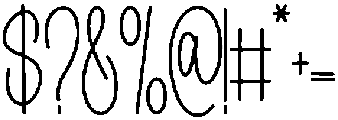 Watheve Regular otf (400) Font OTHER CHARS